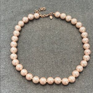 Kenneth Jay Lane Pale Pink Pearl Necklace
